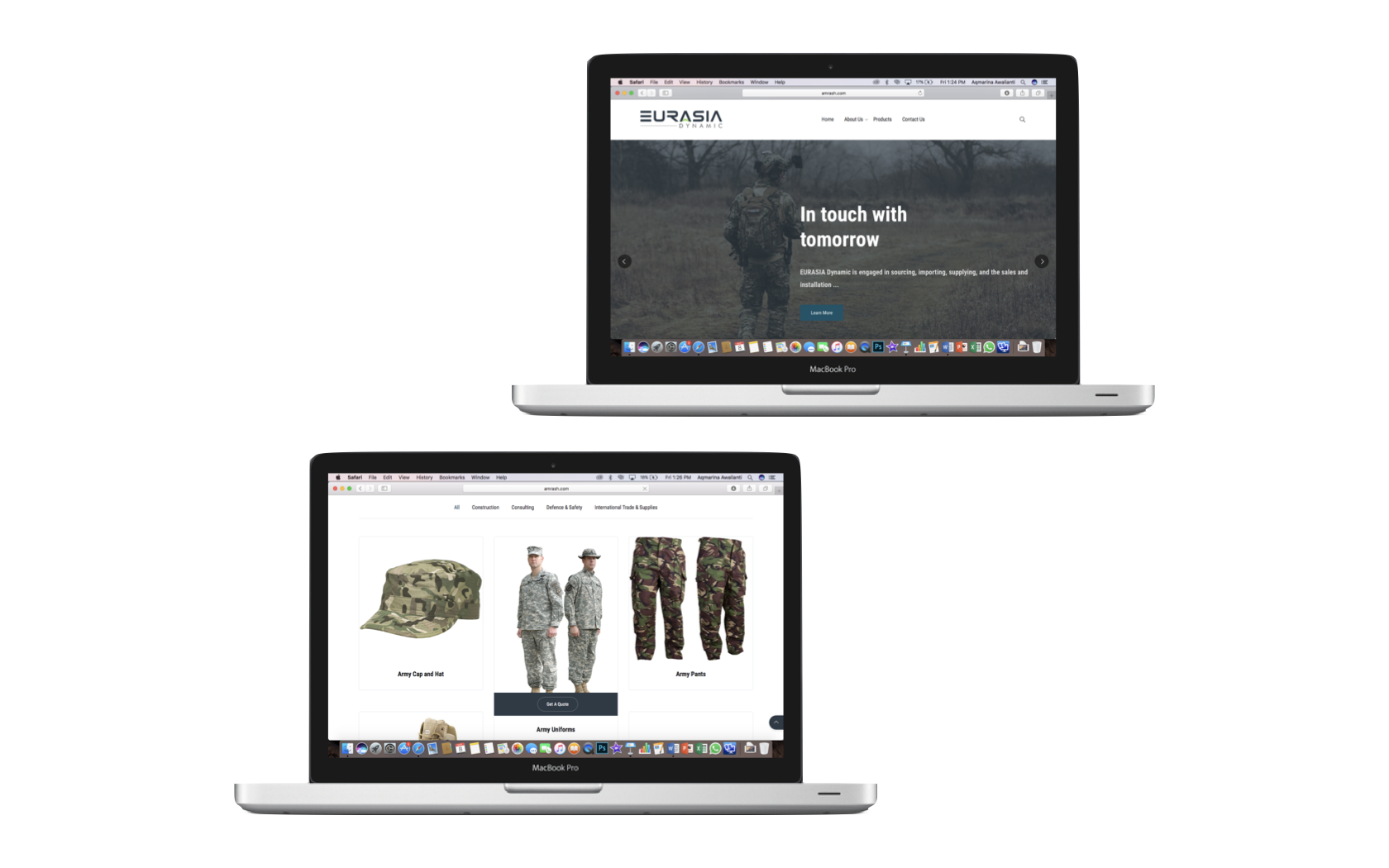 EURASIA Dynamic Website