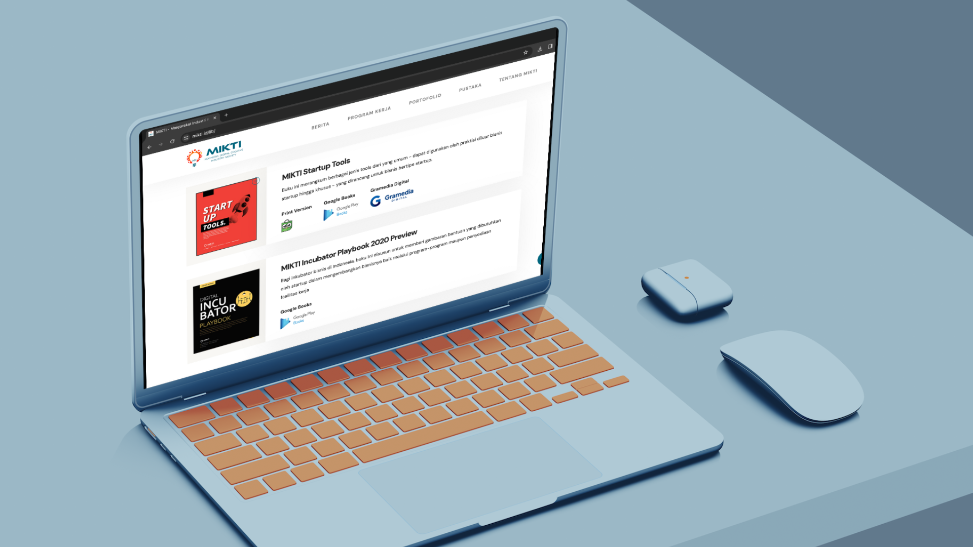 MIKTI (Indonesia Digital Creative Industry Society) Website